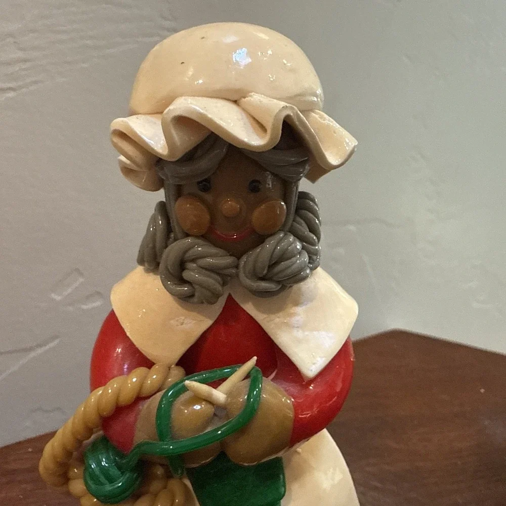 Vintage 1994 Possible Dreams Sugar Works Mrs Claus Figurine Folkraft Christma